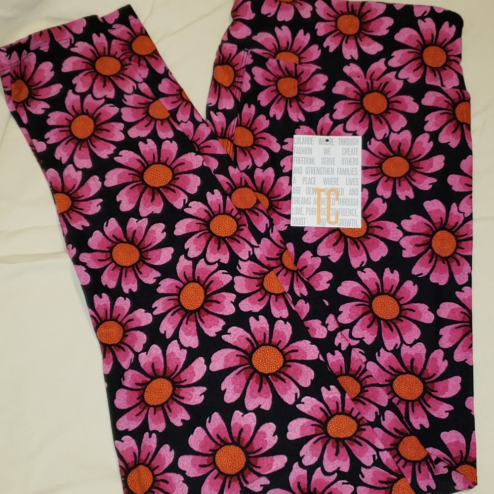LULAROE TC FLORAL LEGGINGS